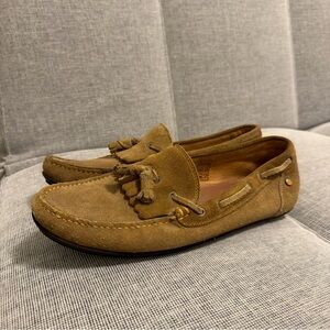 Frank Wright Driving Loafers Suede Brown Tassel Detail Size 11 Men’s
